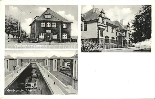 Misburg Anderten Gasthaus zur Hindenburg Schleuse Bahnhof Kat. Hannover