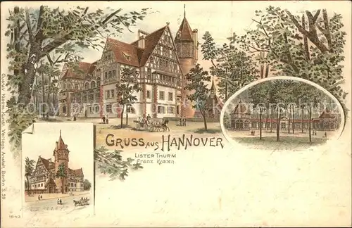 Hannover Lister Turm Kat. Hannover