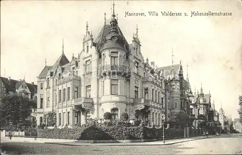 Hannover Villa Waldersee Hohenzollernstrasse Kat. Hannover