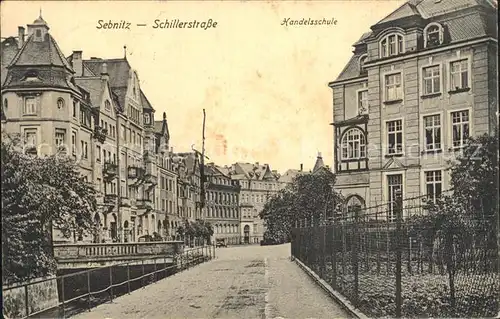 Sebnitz Schillerstrasse Handelsschule Kat. Sebnitz