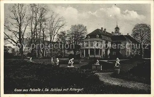 Pulsnitz Sachsen Schloss mit Rittergut Kat. Pulsnitz