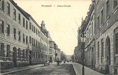Neustadt Sachsen Albert Strasse Kat. Neustadt Sachsen
