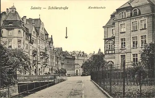 Sebnitz Schillerstrasse Handelsschule Kat. Sebnitz