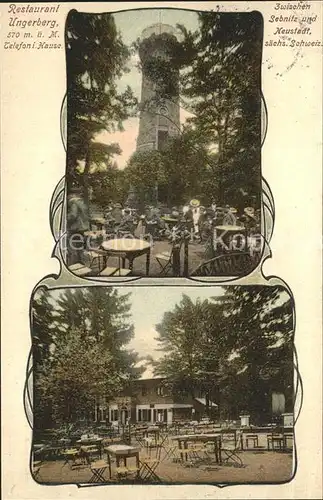 Sebnitz Restaurant Ungerberg Aussichtsturm Kat. Sebnitz