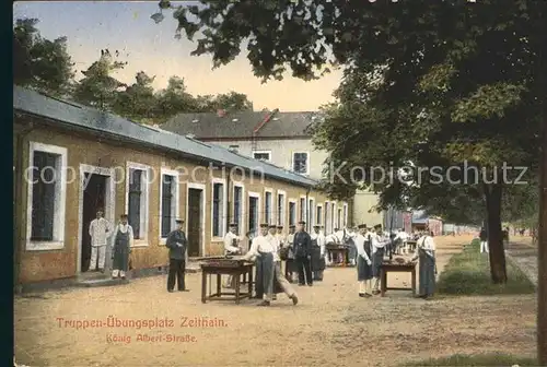 Zeithain Truppenuebungsplatz Koenig Albert Strasse Kat. Zeithain