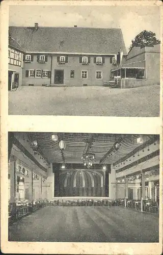 Bretnig Hauswalde Gasthof zur Klinke Ballsaal Kat. Bretnig Hauswalde