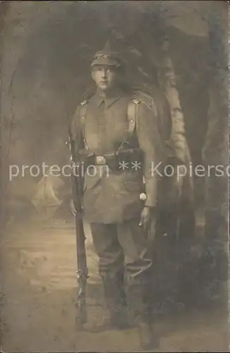 Tuttlingen Militaria WK 1 Portrait Soldat  / Tuttlingen /Tuttlingen LKR