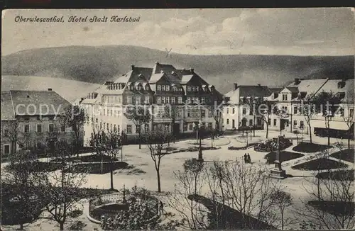 Oberwiesenthal Erzgebirge Hotel Stadt Karlsbad Kat. Oberwiesenthal