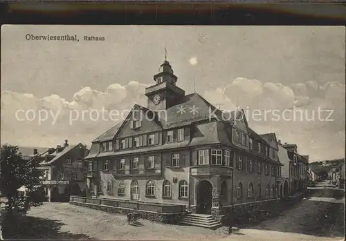 Oberwiesenthal Erzgebirge Rathaus Kat. Oberwiesenthal