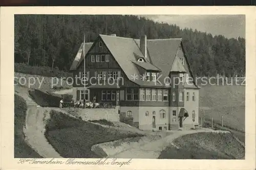 Oberwiesenthal Erzgebirge Ferienheim Kat. Oberwiesenthal