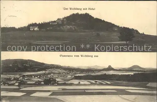Krippen Bad Schandau Wolfsberg mit Hotel Panorama Kat. Bad Schandau