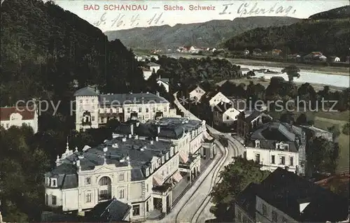 Bad Schandau Teilansicht Kat. Bad Schandau