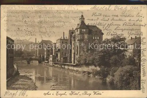 Aue Erzgebirge Hotel Burg Wettin Kat. Aue