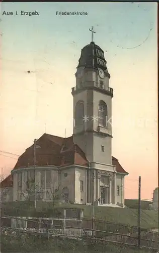 Aue Erzgebirge Friedenskirche Kat. Aue