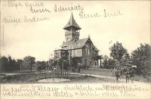 Reichenbach Vogtland Schoene Aussicht Kat. Reichenbach