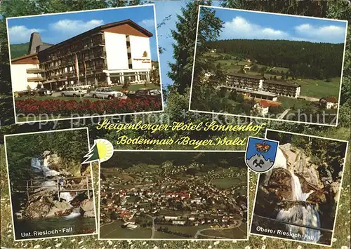 Bodenmais Steigenberger Hotel Sonnenhof Unterer Riesloch Fall Total Oberer Riesloch Fall Kat. Bodenmais