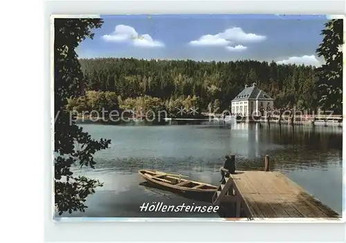 Viechtach Bayerischer Wald Hoellensteinsee Haus Boot Kat. Viechtach