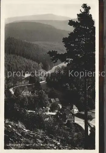 Blauenthal Erzgebirge mit Auersberg Kat. Eibenstock