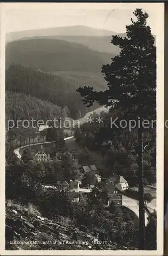 Blauenthal Erzgebirge mit Auersberg Kat. Eibenstock