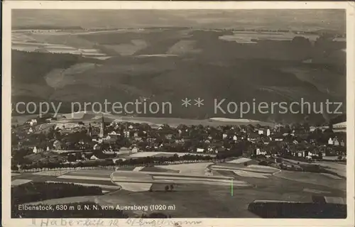 Eibenstock Blick vom Auersberg Kat. Eibenstock