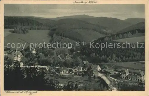 Blauenthal Erzgebirge mit Auersberg Kat. Eibenstock