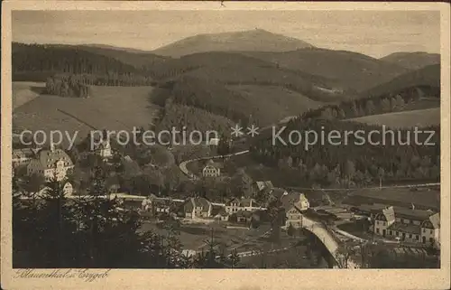 Blauenthal Erzgebirge Panorama Kat. Eibenstock