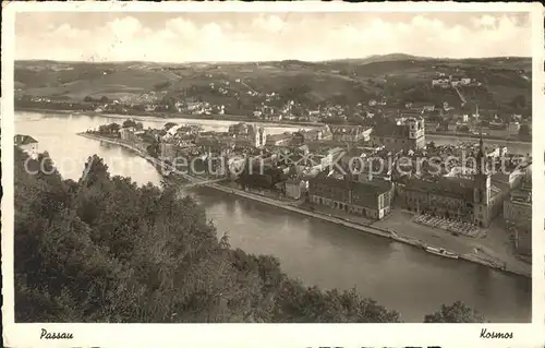 Passau Dreifluessestadt Teilansicht Kat. Passau