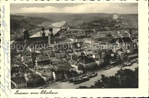 Passau Blick vom Oberhaus Kat. Passau