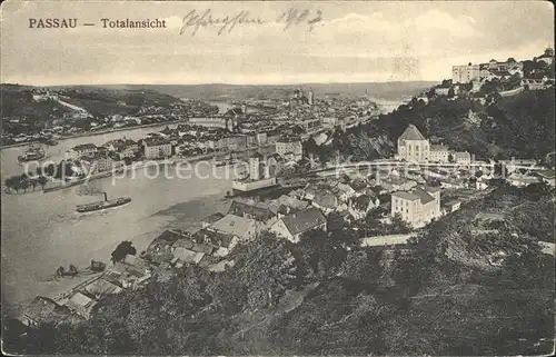 Passau Total mit Inn Donau Ilz Kat. Passau