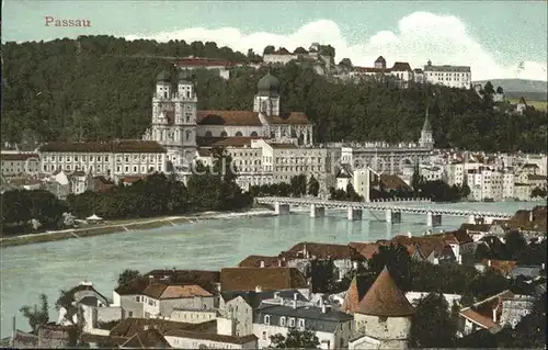 Passau Innpartie mit Dom Kat. Passau