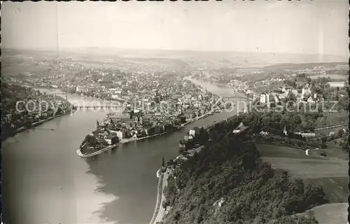 Passau Fliegeraufnahme Kat. Passau