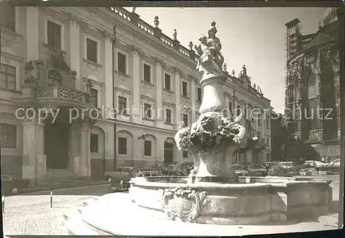 Passau Brunnen mit Residenz Kat. Passau