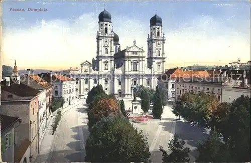 Passau Dom mit Domplatz Kat. Passau