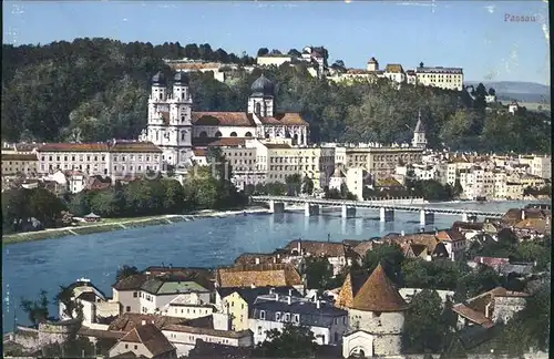 Passau Innpartie mit Dom Kat. Passau