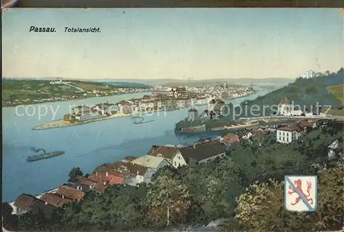 Passau totalansicht Kat. Passau