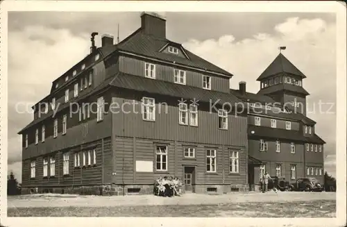 Oberwiesenthal Erzgebirge Fichtelberghaus Kat. Oberwiesenthal