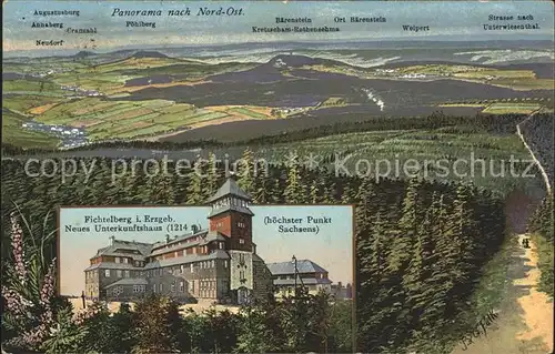 Fichtelberg Oberwiesenthal Unterkunftshaus  Kat. Oberwiesenthal