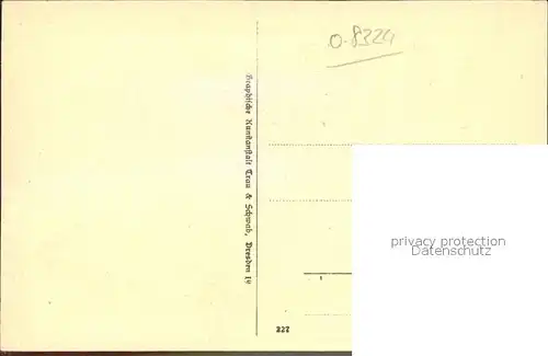 Rathen Saechsische Schweiz Gasthaus Erbgericht mit Burgruine  Kat. Rathen Sachsen