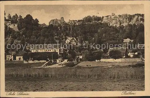 Rathen Saechsische Schweiz  Kat. Rathen Sachsen