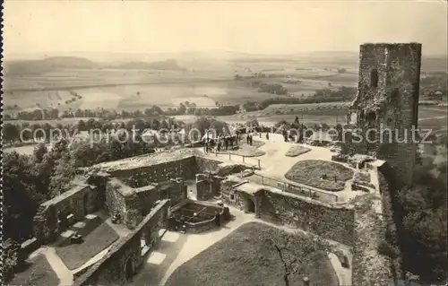 Stolpen Fliegeraufnahme Blick vom Seigerturm Kat. Stolpen