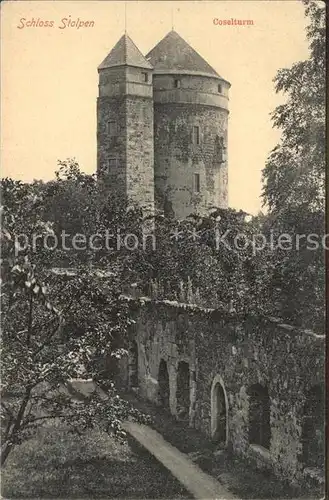 Stolpen Schloss mit Coselturm Kat. Stolpen