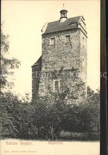 Stolpen Schloss mit Selgerturm Kat. Stolpen
