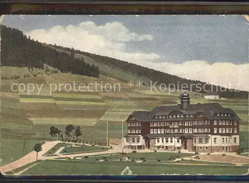 Oberwiesenthal Erzgebirge Sporthotel und Kurhaus Kat. Oberwiesenthal