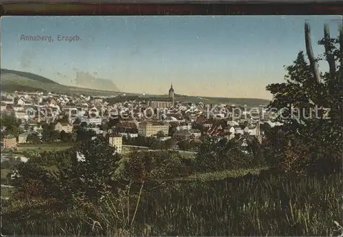 Annaberg Buchholz Erzgebirge Panorama Kat. Annaberg