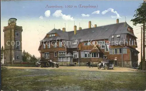 Auersberg Wildenthal Unterkunftshaus und Aussichtsturm Kat. Eibenstock