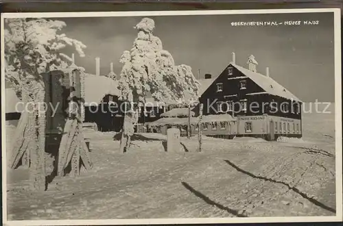 Oberwiesenthal Erzgebirge Neues Haus Kat. Oberwiesenthal