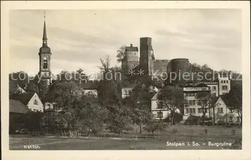 Stolpen Kirche und Schloss Kat. Stolpen