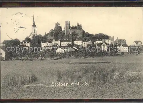 Stolpen Kirche und Schloss Kat. Stolpen