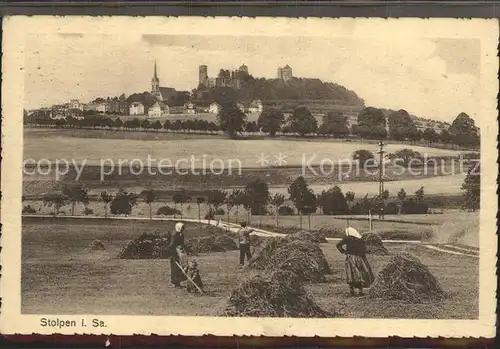 Stolpen Kirche und Schloss Kat. Stolpen