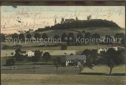 Stolpen Kirche und Schloss Kat. Stolpen